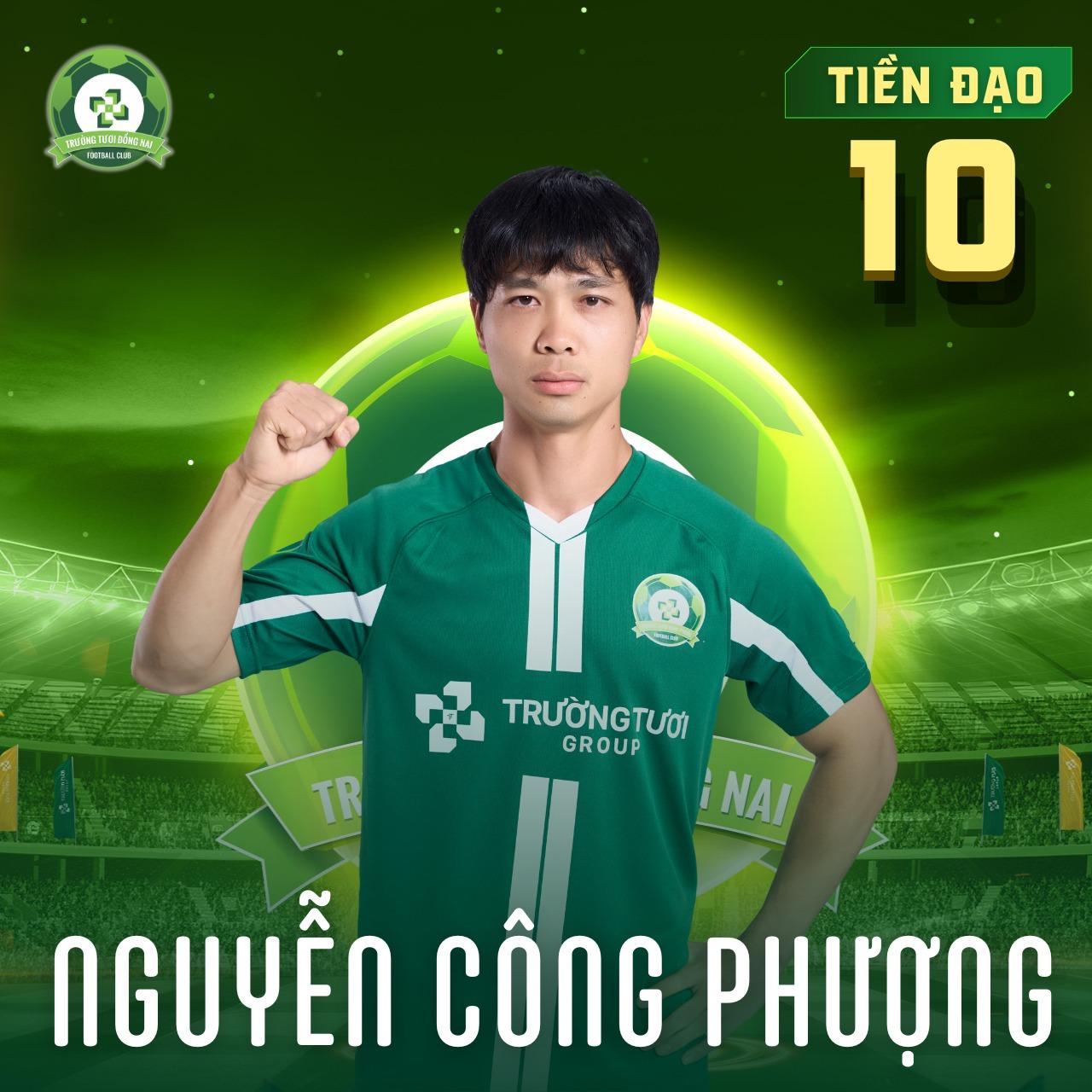 Công Phượng sẽ khoác áo số 10 ở mùa giải 2025/2026